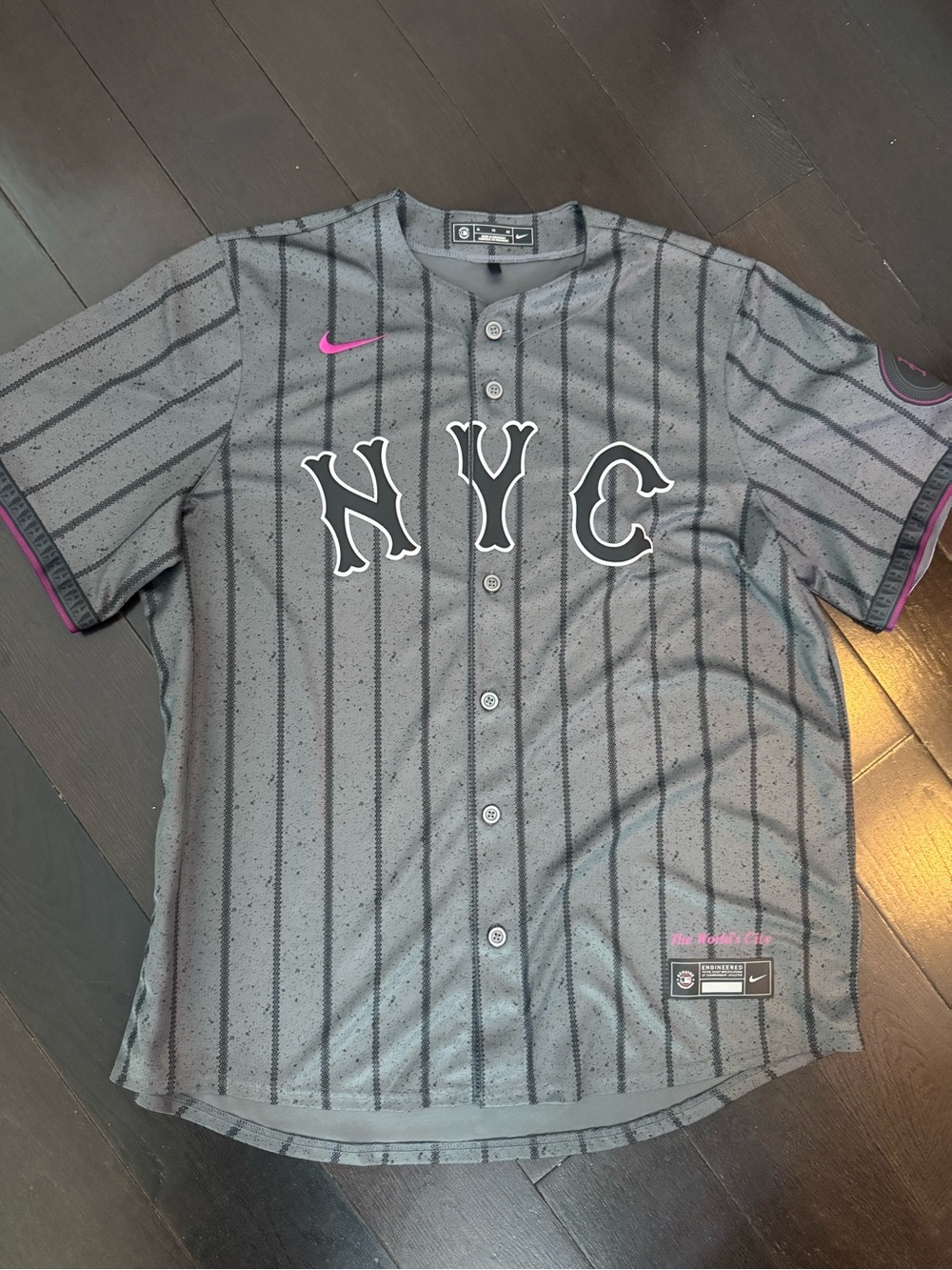 Nike Grey City Connect Jersey Blank 'The World's City”